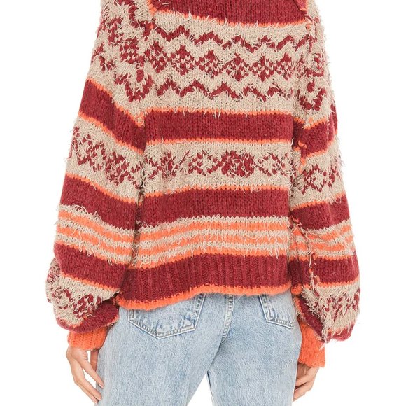 FREE PEOPLE Chunky Turtleneck Sweater - Picture 4 of 8